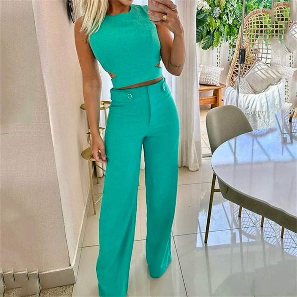 Brand new* size Small cutout top & pants set both zipper back *too small for me